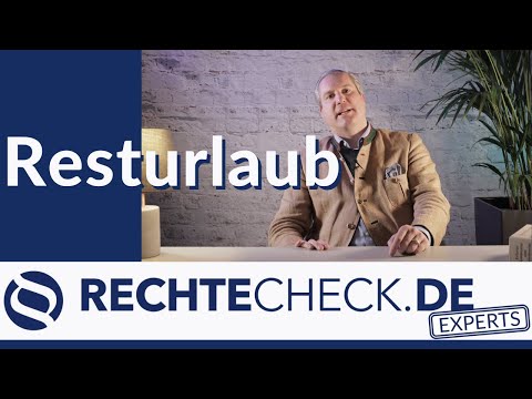 Resturlaub bei Kündigung