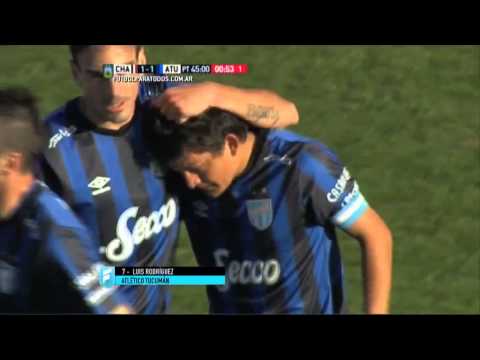 Gol de Rodríguez. Chacarita 1 - Atlético Tucumán 1. Fecha 30. B Nacional 2015. FPT