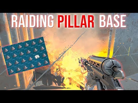 BEER RUNNING A PILLAR BASE - ARK SMALL TRIBES PVP #39