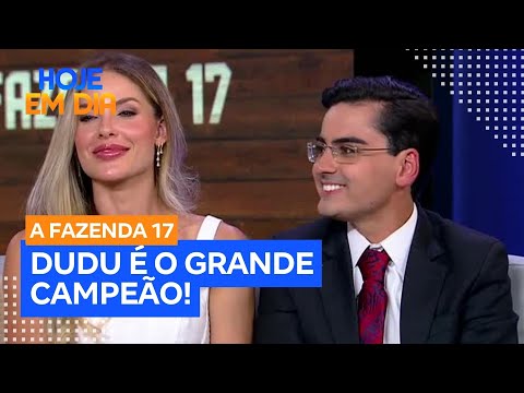 Dudu Camargo participa do Hoje em Dia e comenta sua trajetória em A Fazenda 17
