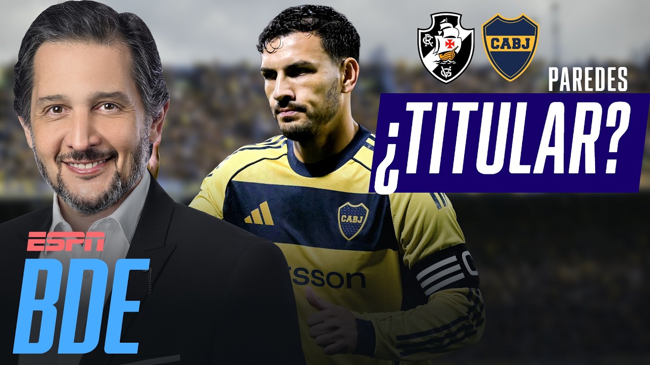 11 DÍAS DESPUÉS DEL DESGARRO, ¿PAREDES SERÁ TITULAR O SUPLENTE FRENTE A VASCO DA GAMA? BUEN DÍA ESPN