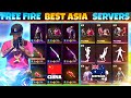 TOP 5 BEST ASIA SERVERS IN 2026 FREE FIRE ALL SERVER STORE IN GOLD GARENA FREE FIRE
