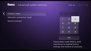 how to reset your roku to factory condition