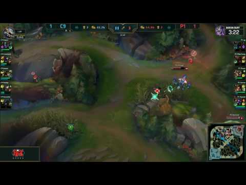 C9 vs P1 Highlights Game 3 NA LCS Summer 2017
