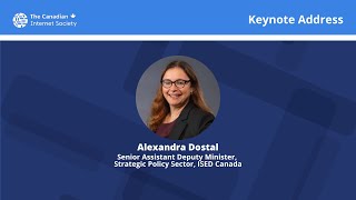 Alexandra Dostal, ISED (Keynote) - TCIS AI Infrastructure & Governance Policy in Canada Event