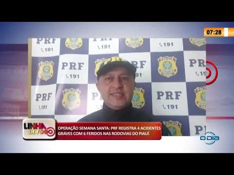 LINHA DE FOGO 14 03 2020 PRF REGISTRA 4 ACIDENTES GRAVES COM 6 FERIDOS NAS RODOVIAS DO PIAUí