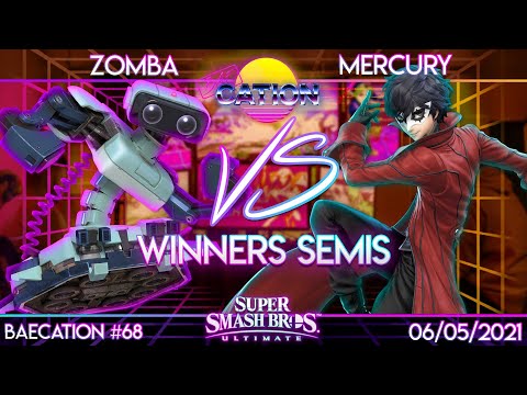 Baecation #68 - SSBU - Zomba (ROB) vs. Mercury (Joker) - Winners Semi-Finals