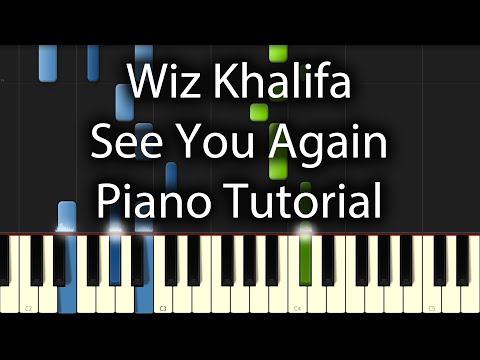 Wiz Khalifa ft Charlie Puth - See You Again Tutorial (How To Play On Piano)