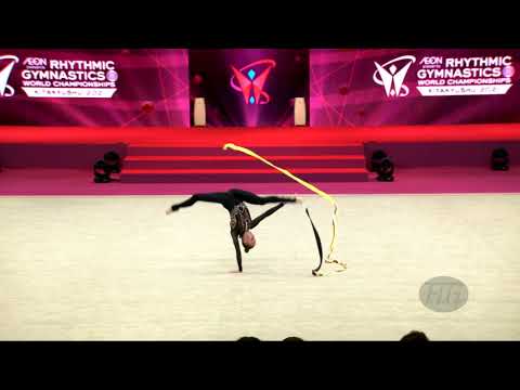 POHRANYCHNA Khrystyna (UKR) - 2021 Rhythmic Worlds, Kitakyushu (JPN) - Qualifications Ribbon