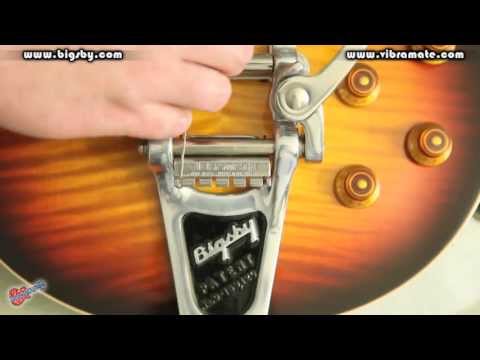 Changing Strings a Guitar with a Bigsby with a Vibramate String Spoiler and Super Grip by Scott Sill