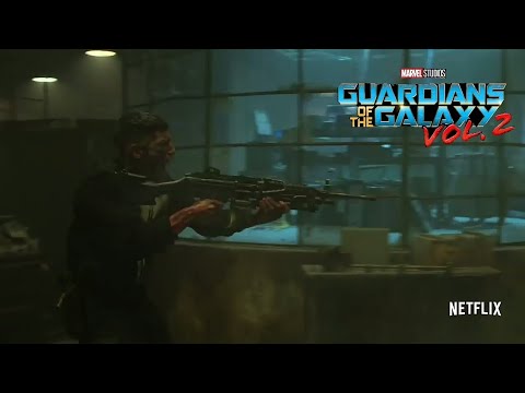 Punisher Vs Soldados De ANVIL Estilo Guardianes De La Galaxia Vol.2