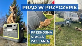 Testujemy bank energii - przenośna stacja zasilania Fossibot 2400W - prąd w przyczepie lub kamperze