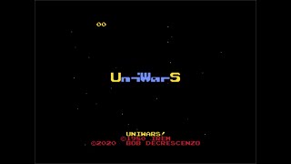 ATARI 7800 += UniWars! =+ AWESOME PORT GAME !!