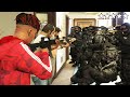 GTA 5 Franklin Michael And Trevor FIVE STAR Cop Battle In FRANKLIN S HOUSE Police Chase