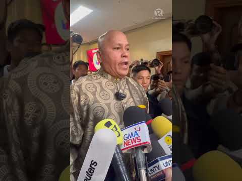 Bato sings PMA hymn to appeal for support amid ICC warrant