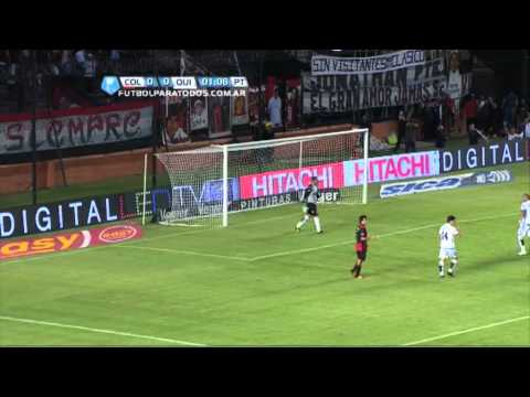 Remate de Graciani. Colón 0 - Quilmes 0. Fecha 13. Torneo Final 2013. Fútbol Para Todos