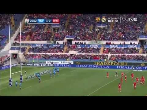 Rugby Union Six Nations 2015 Round 5 Italy vs Wales Full match HD
