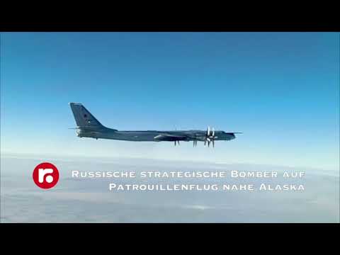 Russische strategische Bomber auf Patrouillenflug nahe Alaska