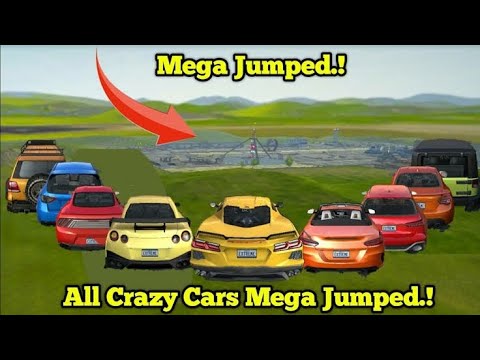 All Cars crazy mega jumps in Extreme Car Driving Simulator