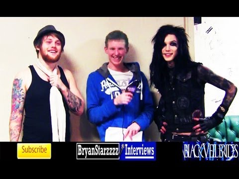 Black Veil Brides Interview #5 Andy Biersack & Danny Worsnop Asking Alexandria (Behind The Scenes)