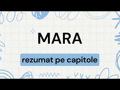 Mara summary by chapters