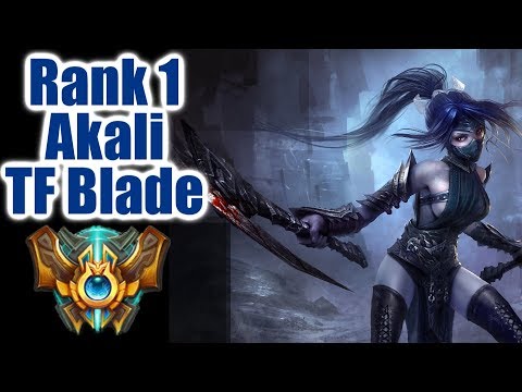 RANK 1 AKALI WORLD | TF Blade Akali montage | League of Legends