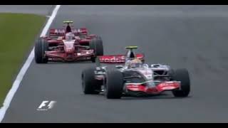 Lewis Hamilton vs Kimi Raikkonen - 2007 British GP