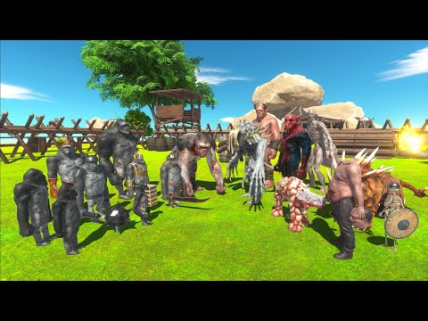 Mutant Primates VS Infernals - Animal Revolt Battle Simulator