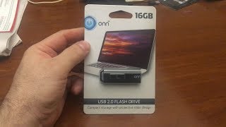 Walmart Clearance Onn 16gb 2.0 Usb Flash Drive $1 unboxing thumb