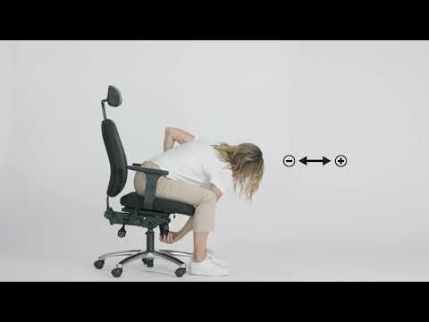 Kontorsstol Lanab Group Ronna Stol med Arm- & Nackstöd & Justerbar Höjd