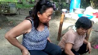 preview picture of video 'Buhay probinsya.. sarap ng nilupak n saba '