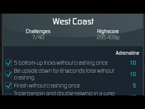 Be Upside Down for 8 Seconds Without Crashing - West Coast - Touchgrind BMX 2 (Android/iOS)