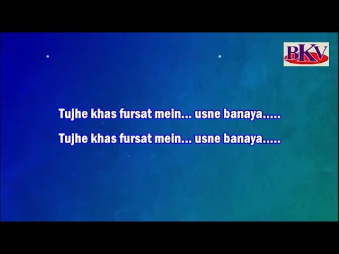 Tujhe Khas Fursat Mein - KARAOKE - Auzaar 1997 - Salman Khan - Sanjay Kapoor - Shilpa Shetty