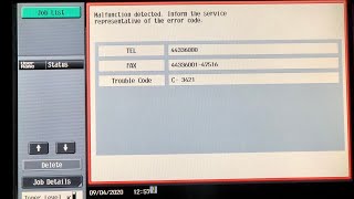 Kodu błędu p3463