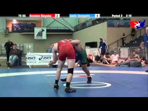 Brandon Kingsley vs. Justin Deangelis at 2013 ASICS University Nationals - FS
