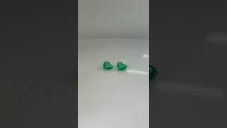 Esmeralda Coração 7.5x6.5mm - Vídeo