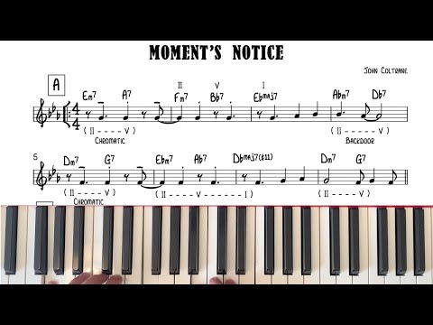 Moment's Notice (John Coltrane) Tutorial & Analysis | The Jazz Pursuit