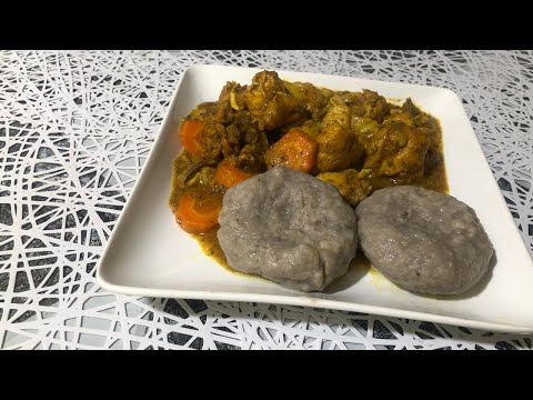Jamaican Banana Dumpling And Curry Chicken Recipe||Creative Cooking