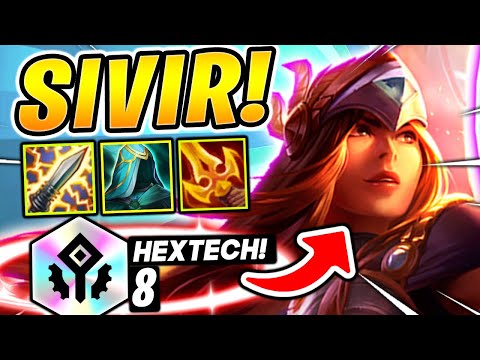 *8 HEXTECH SIVIR! (TOP 4 STRATEGY)* - TFT SET 6.5 Guide Teamfight Tactics BEST Comps 12.4 Patch Meta