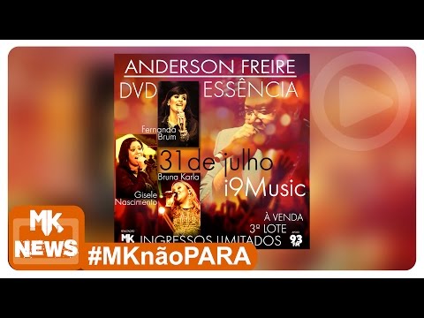 Fernanda Brum - DVD Essência - Convite para gravação do DVD do Anderson Freire - #MKnãoPARA