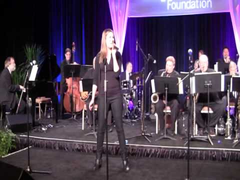 Nicole Kubis "Well, Alright!" Tom Kubis Big Band at NAMM '13 (4955)
