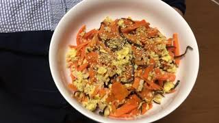 番外編 大福クッキング にんじんしりしり