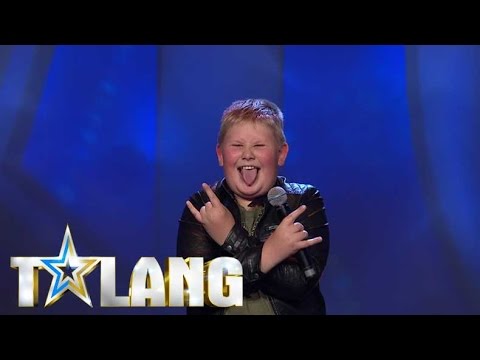 Amazing Kiss - Heaven's on Fire cover by 12 year old boy - Sweden’s Got Talent - Talang 2017