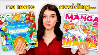 I Colored Every Coloring Book I've Been Avoiding...
