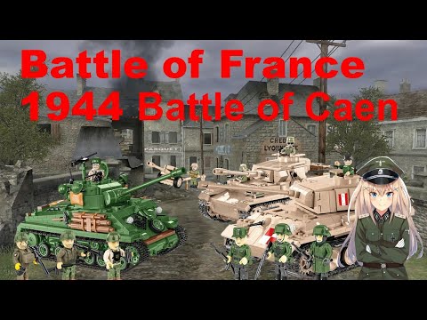 LEGO/COBI WW2 Battle of France 1944 | Battle of Caen Animation