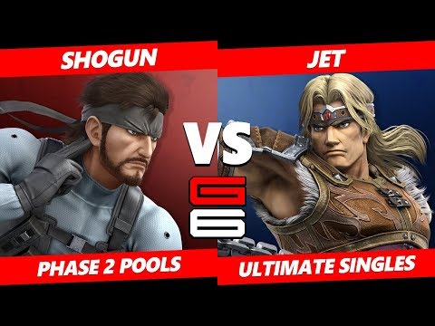 Genesis 6 SSBU - GW | Shogun (Snake) VS Jet (Simon) Smash Ultimate R2 Pools
