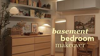 Making over my basement bedroom for less than $50