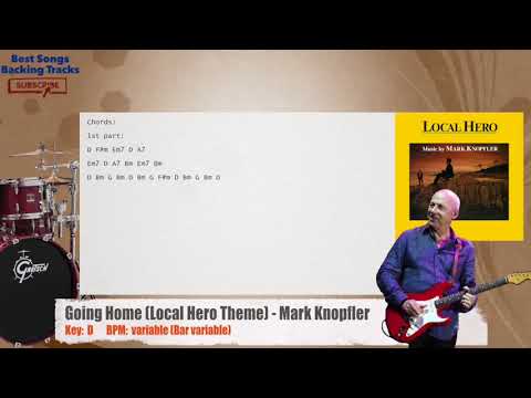 🥁 Going Home (Local Hero Theme) - Mark Knopfler Drums Backing Track with chords