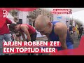Arjen Robben komt ONDER DE DRIE UUR binnen bij de MARATHON ROTTERDAM