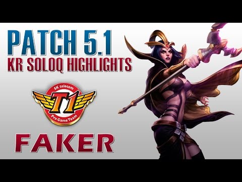 SKT T1 Faker - LeBlanc vs Ahri - KR SoloQ Highlights